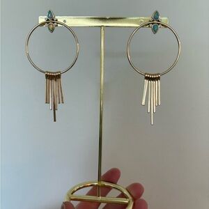 Melinda Maria Gold Opal Earrings
